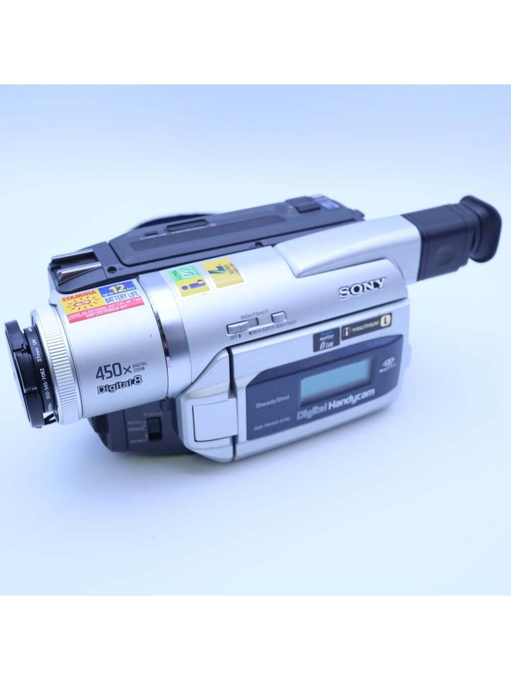 Sony DCR-TRV520 Digital8 Camcorder Hi8 8mm Video Transfer VCR Bundle Tested Bag